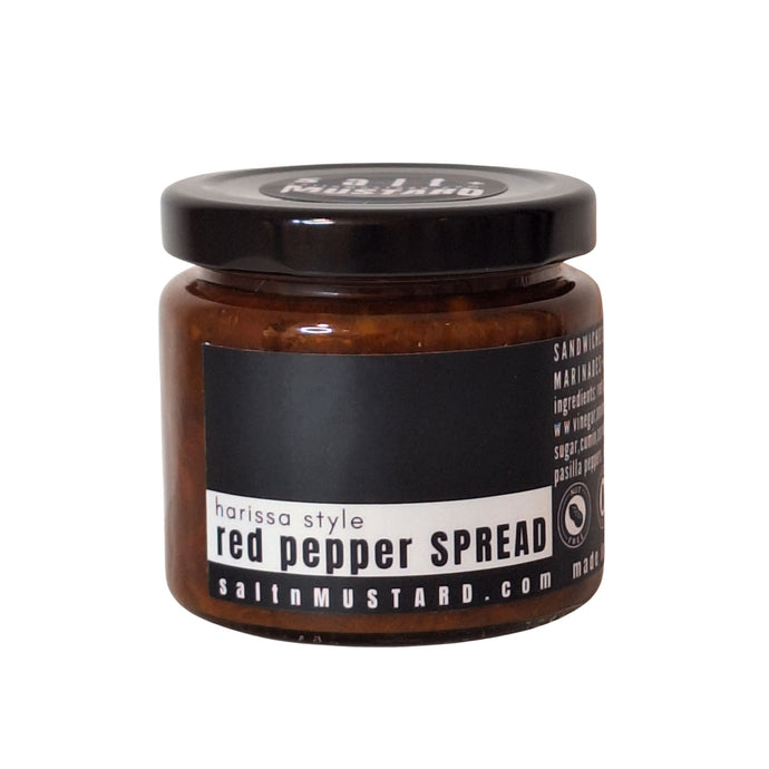red pepper SPREAD - salt + MUSTARD