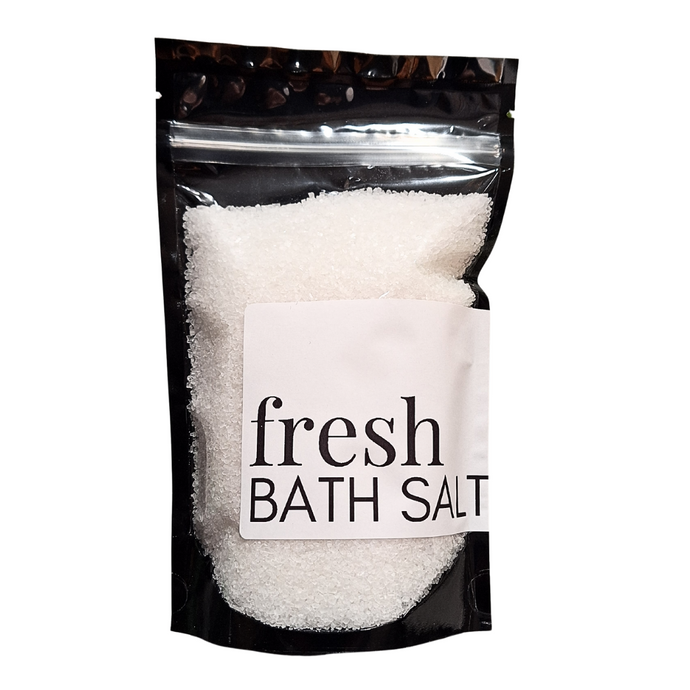 fresh BATH SALT - salt + MUSTARD