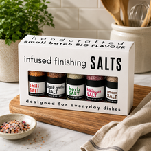 5 Infused Finishing Salts