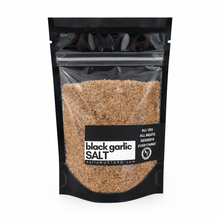 black garlic  SALT - salt + MUSTARD