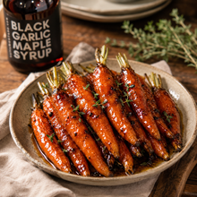 black garlic MAPLE SYRUP