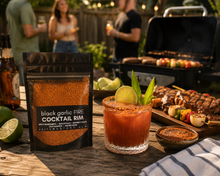 black garlic FIRE COCKTAIL RIM