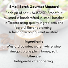 stonefruit MUSTARD - salt + MUSTARD