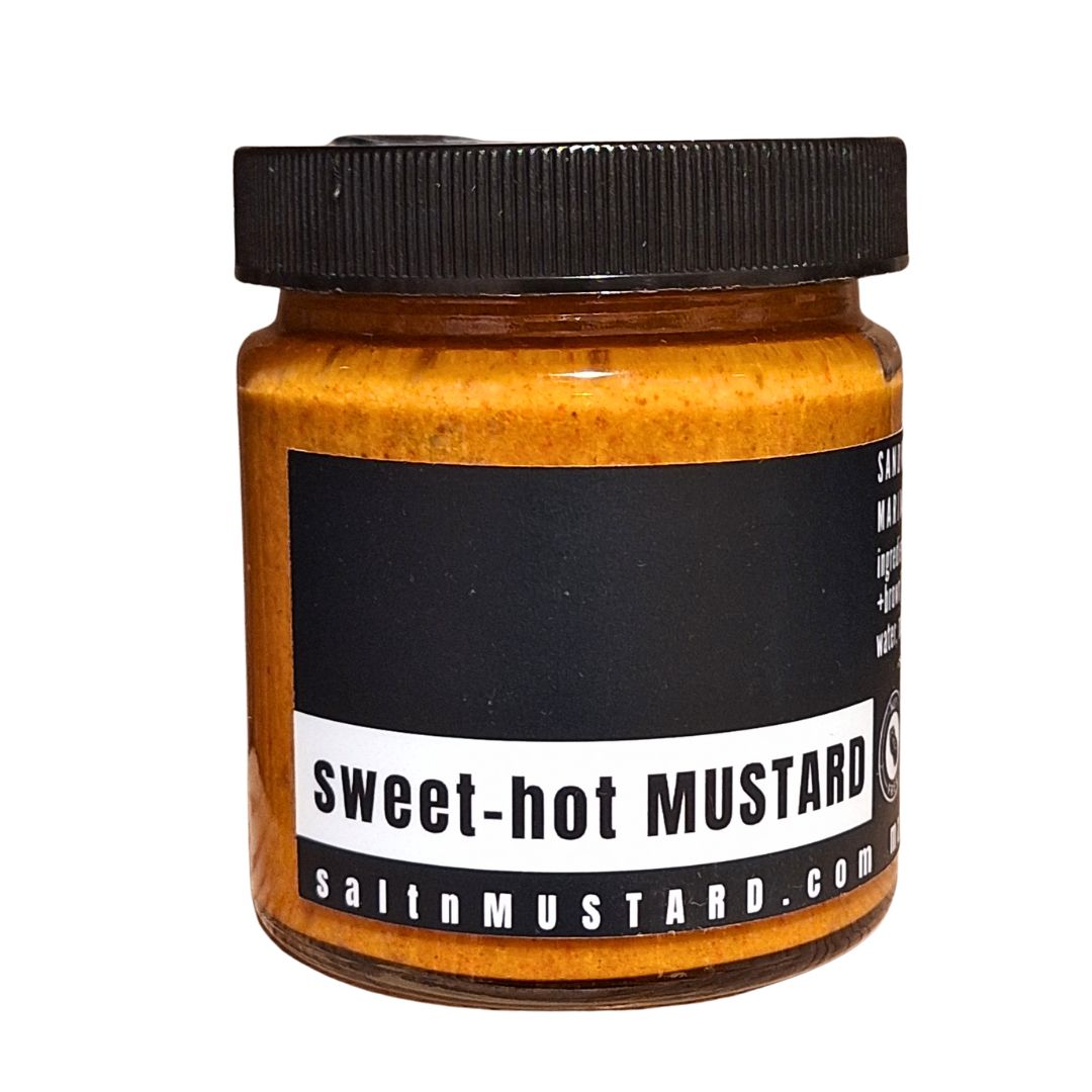 sweet-hot MUSTARD - salt + MUSTARD