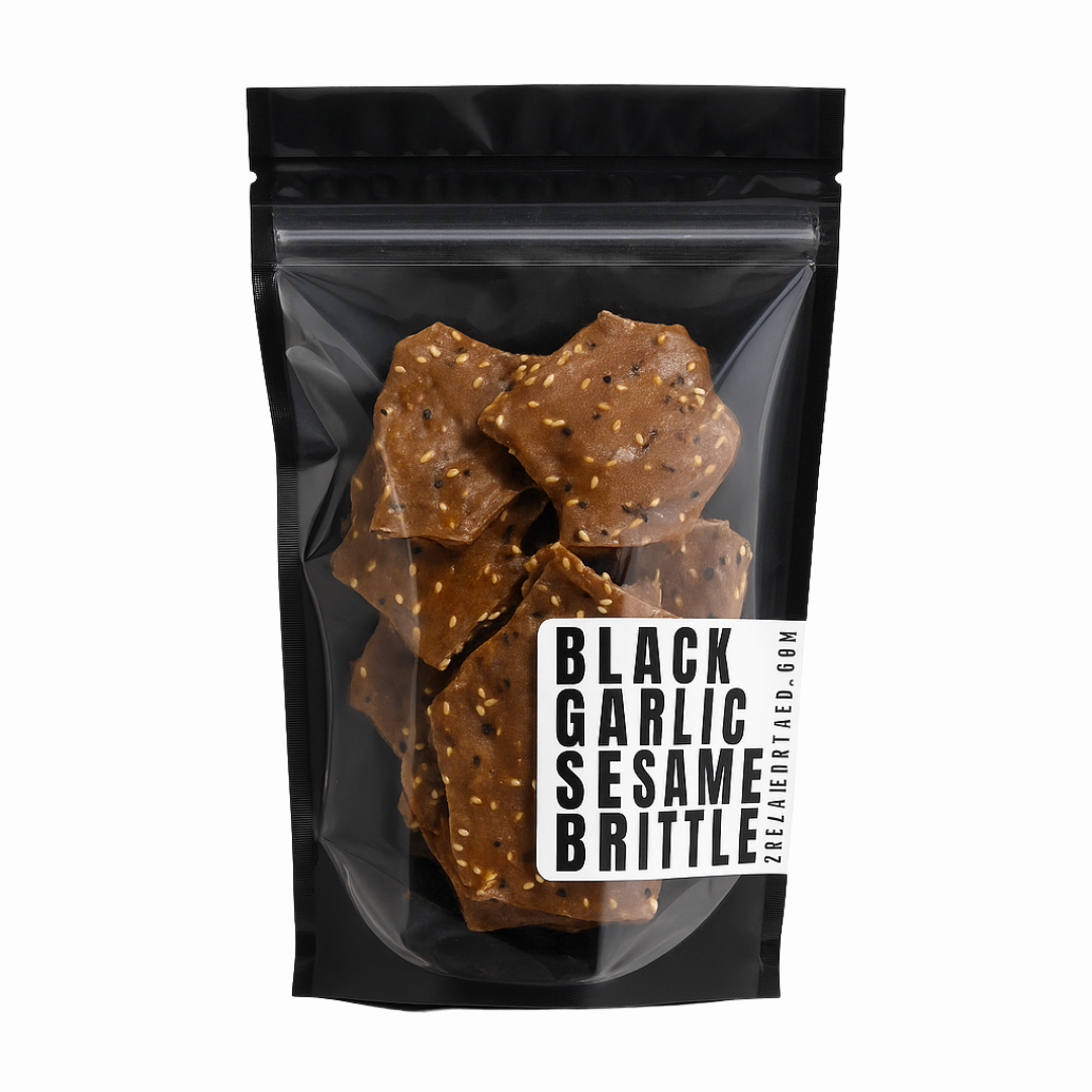 black garlic sesame BRITTLE
