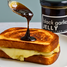 black garlic JELLY - salt + MUSTARD