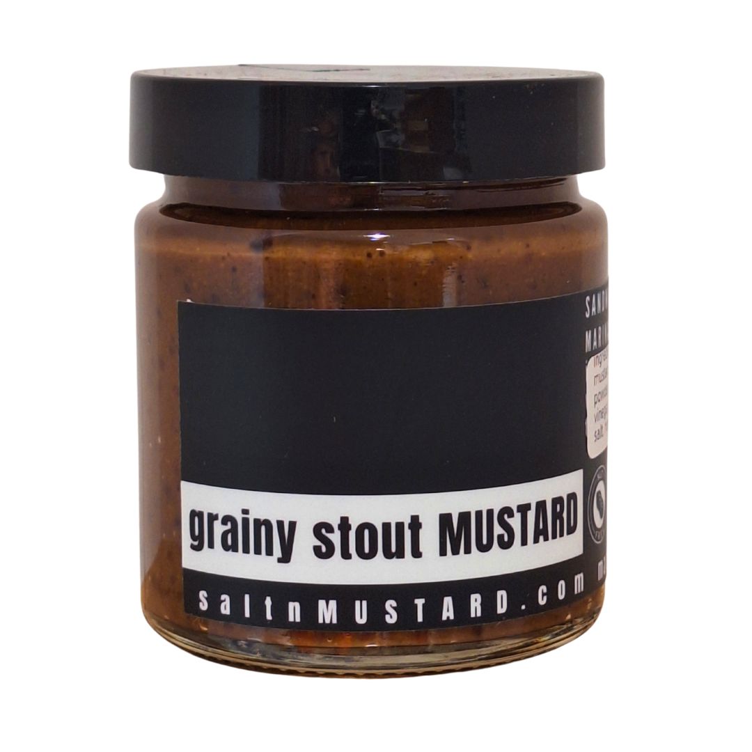 grainy stout MUSTARD