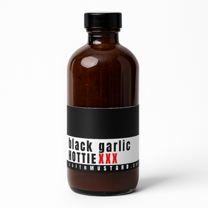 black garlic HOTTIE - salt + MUSTARD