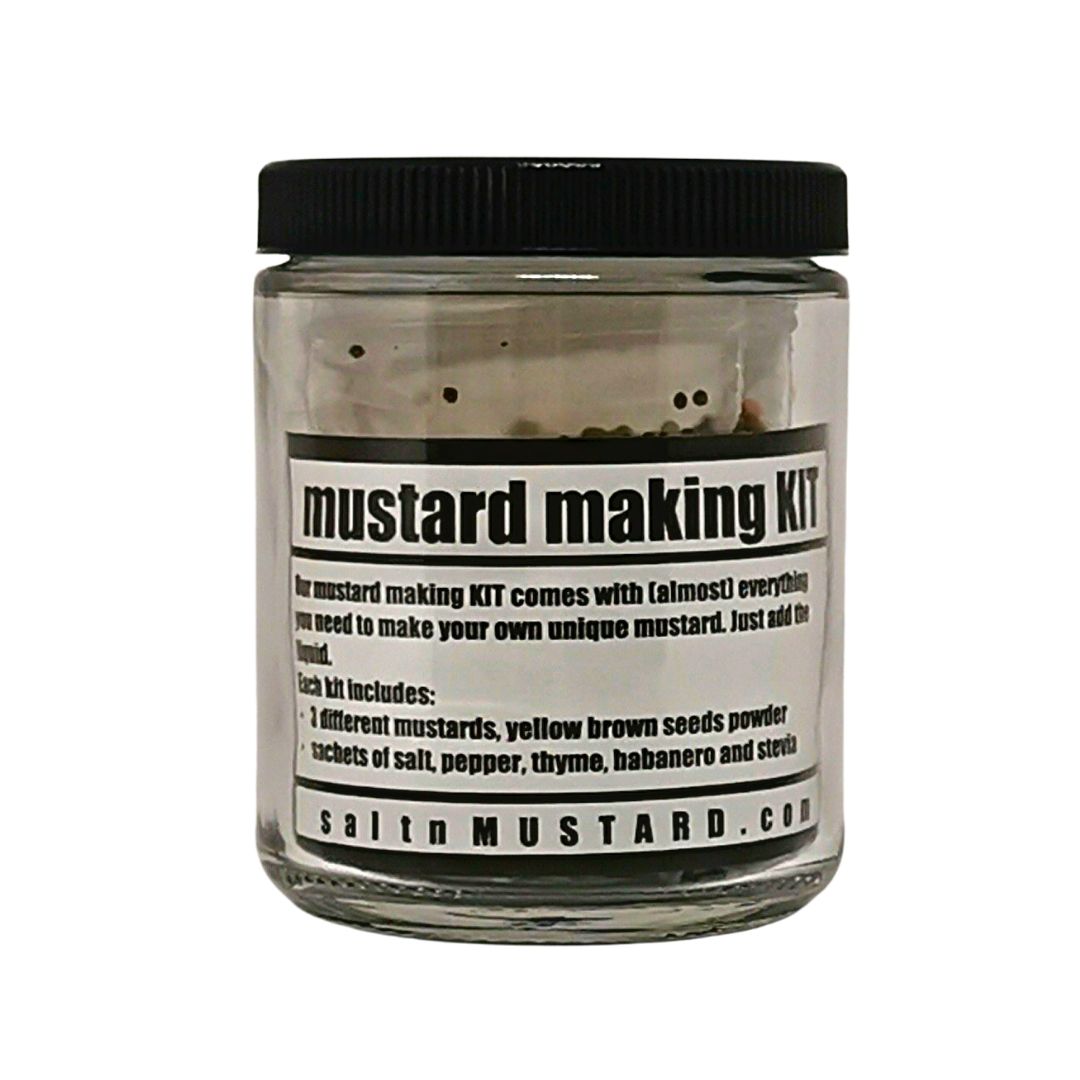 mustard making KIT - salt + MUSTARD
