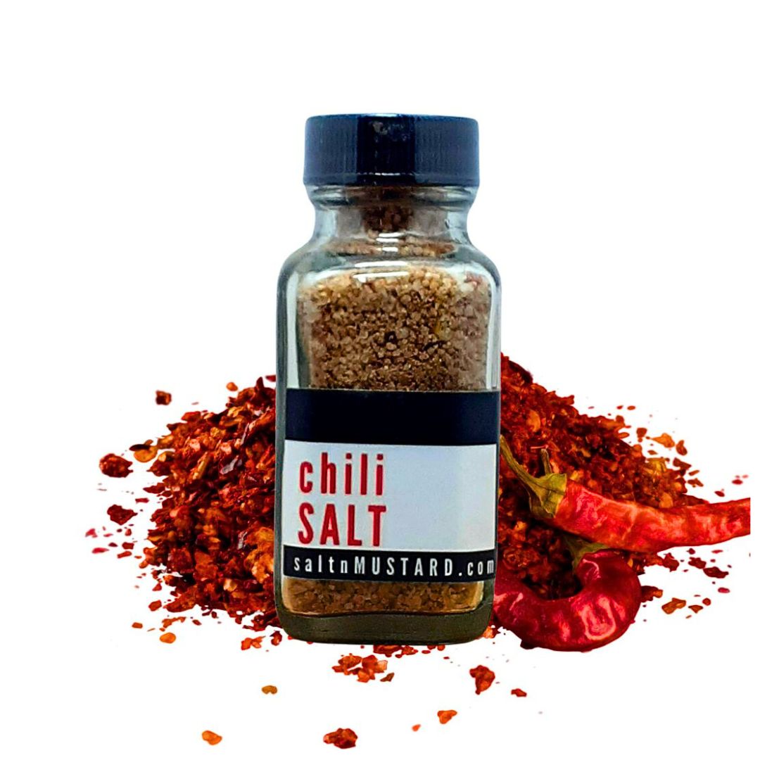 chili SALT - salt + MUSTARD